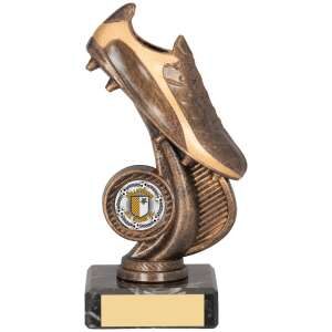 Football Boot Metallic Gold
