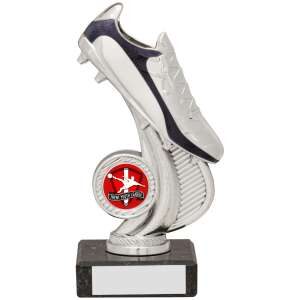 Football Boot Bright Silver