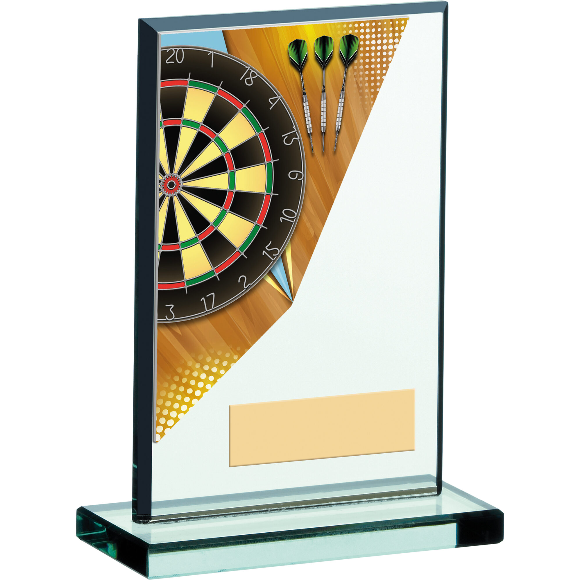DARTS AWARD GLASS with acrylic front