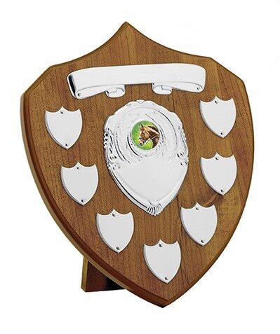 MAPLE FINISH PRESENTATION SHIELD