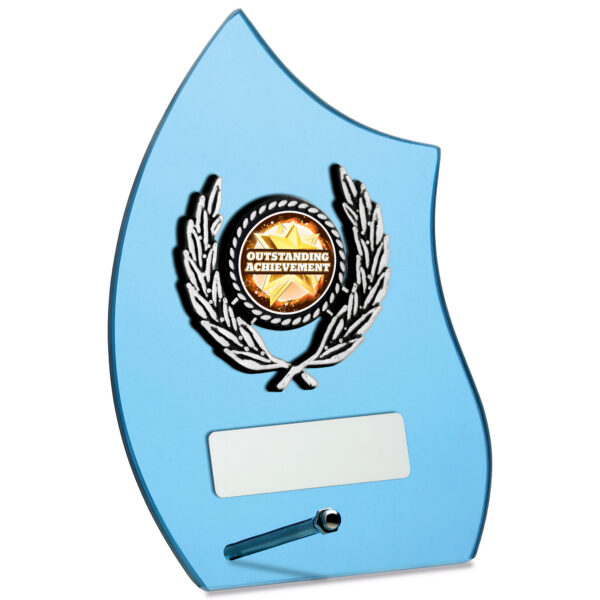 4.75"BLUE GLASS AWARD