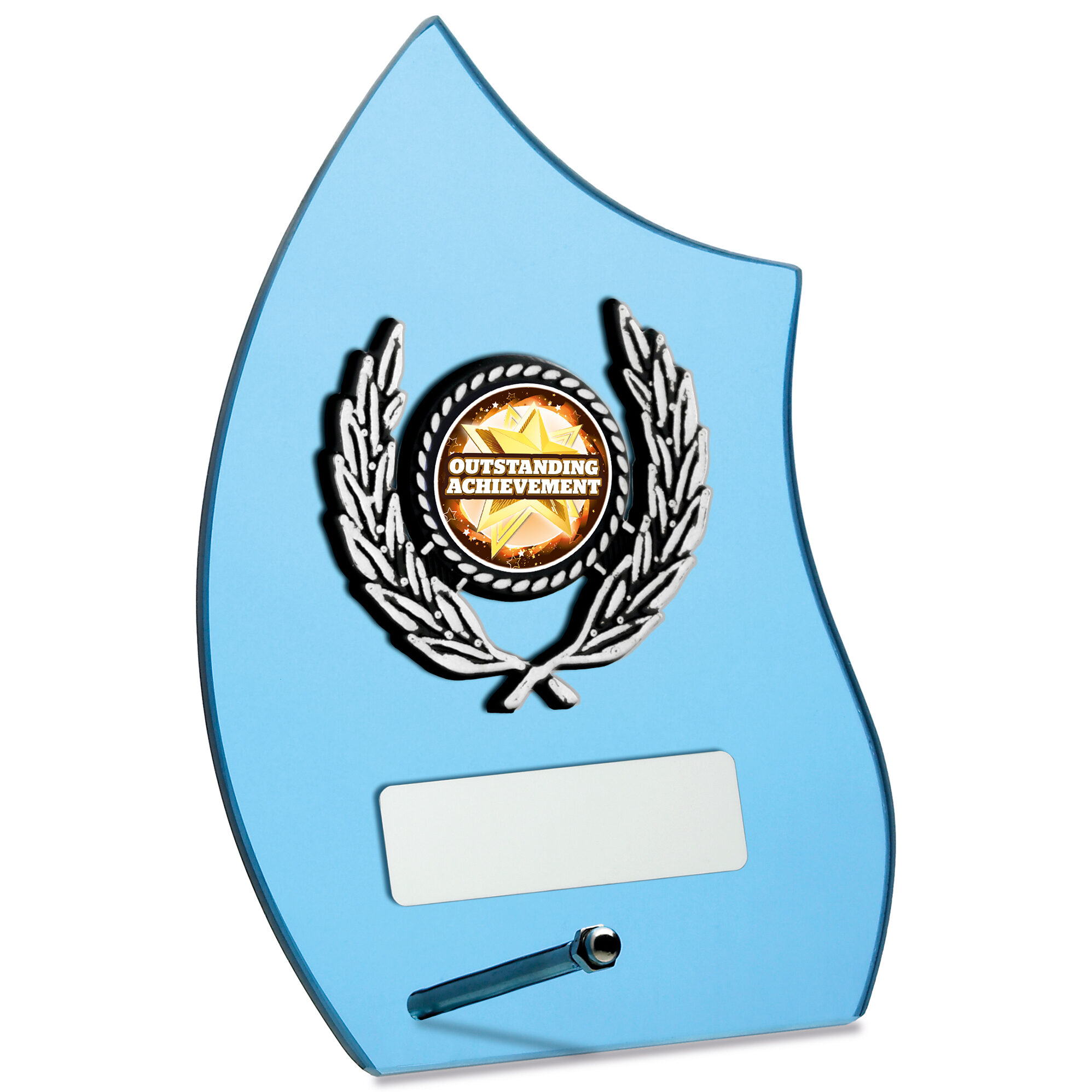4.75"BLUE GLASS AWARD