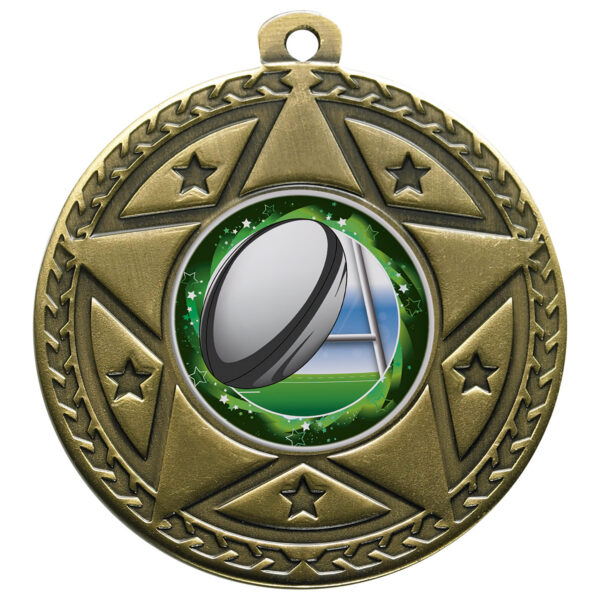 50MM STAR MEDAL BONZE