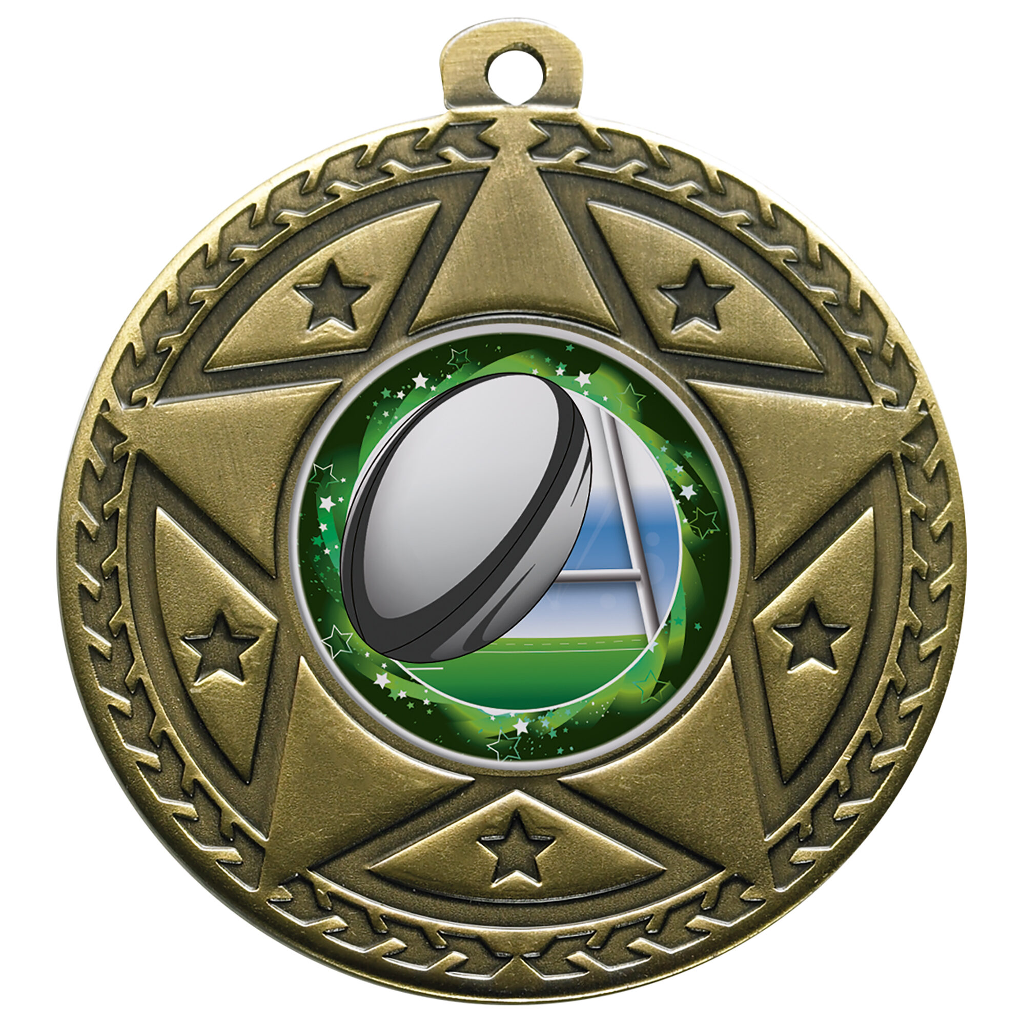 50MM STAR MEDAL BONZE