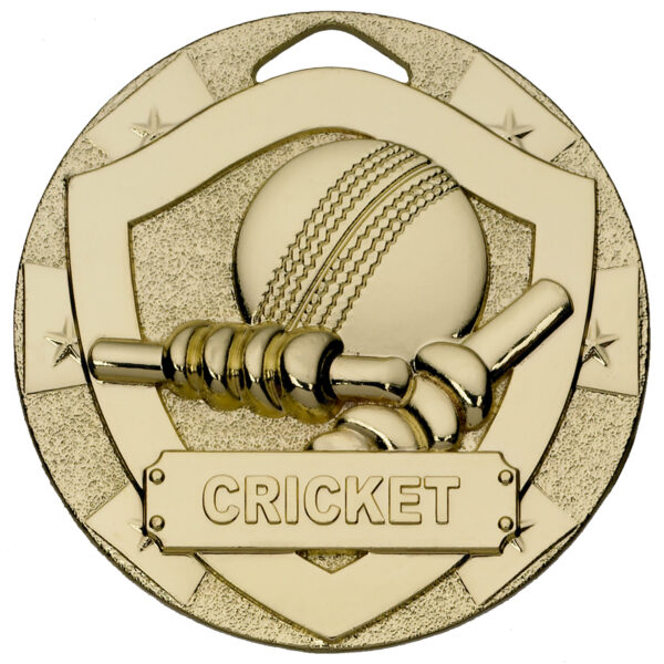 50MM CRICKET SHIELD MEDAL