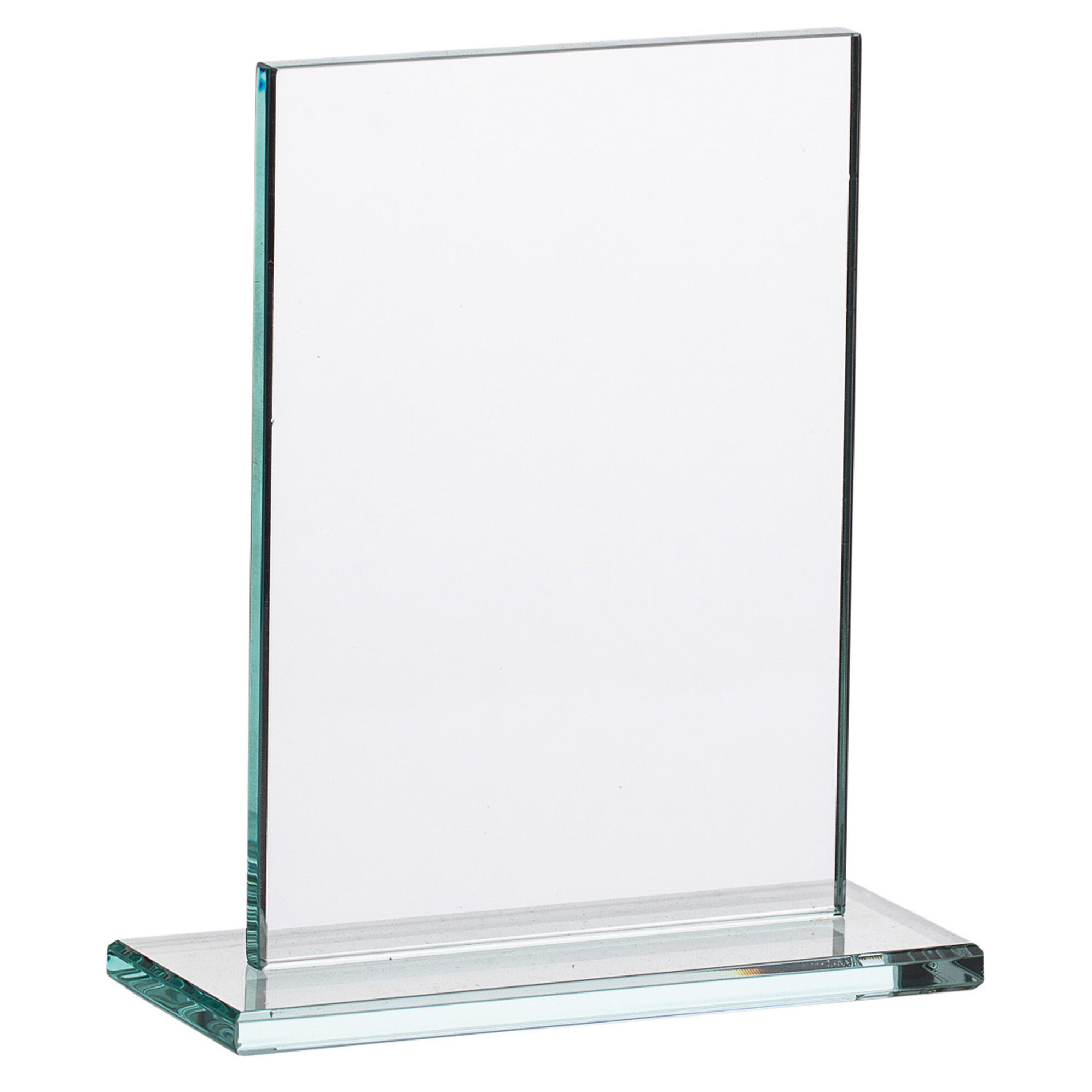 Rectangular Glass Plaque Award
