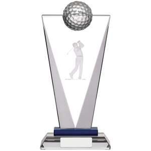 Crystal Golf Shield Award