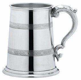 1 Pint Celtic Pewter Tankard