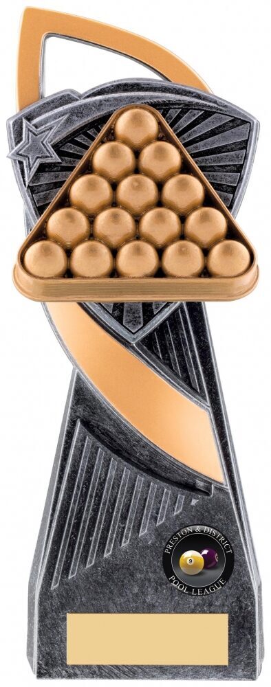Pool Snooker Resin Trophy