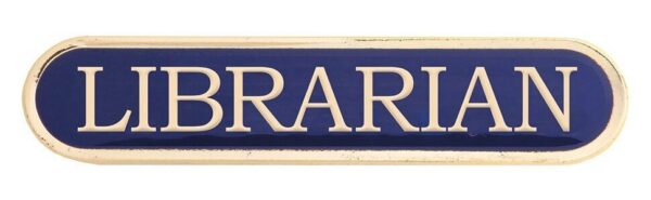 Image coming soon for Blue Librarian Badge