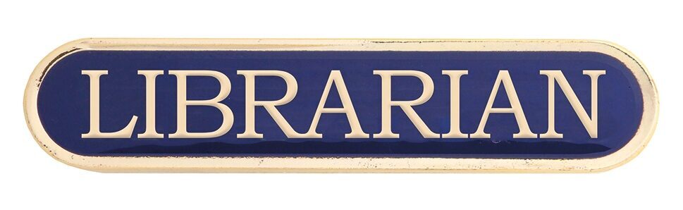 Image coming soon for Blue Librarian Badge