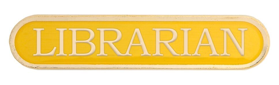 Image coming soon for Yellow Librarian Badge